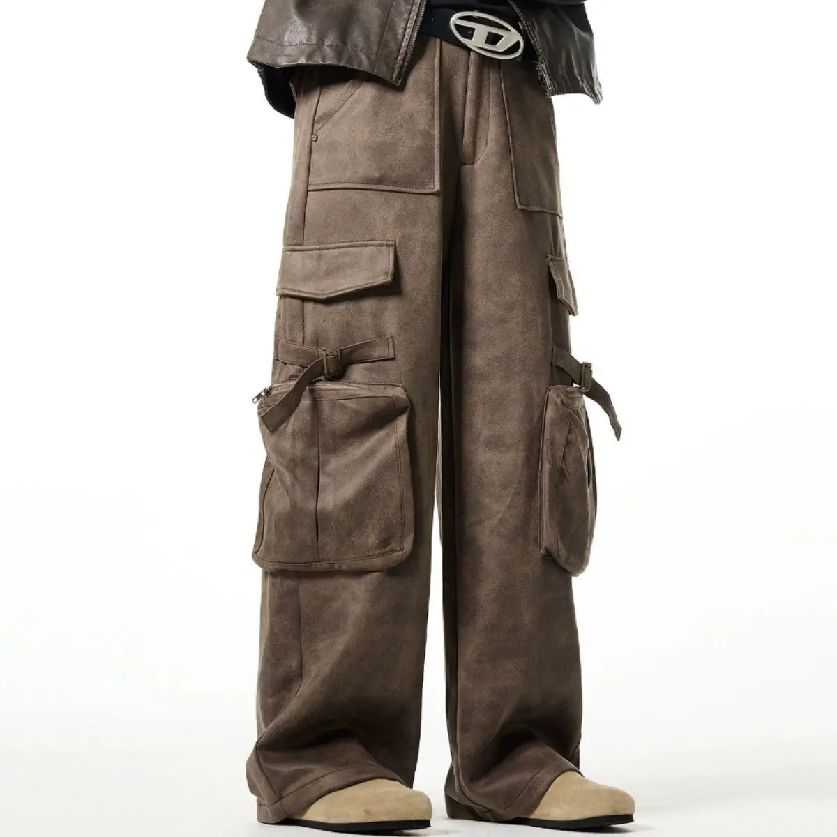 Autumn And Winter Casual Cargo Pants Men Vintage