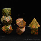7pcsset Polyhedral Gemstone DnD Dice Set for Tabletop