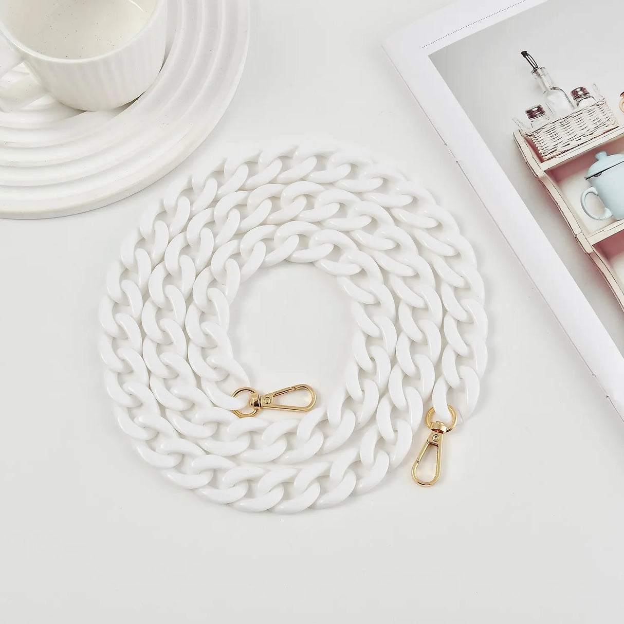 Multicolored Acrylic Bag Chain Bracelet Shoulder Chain Resin