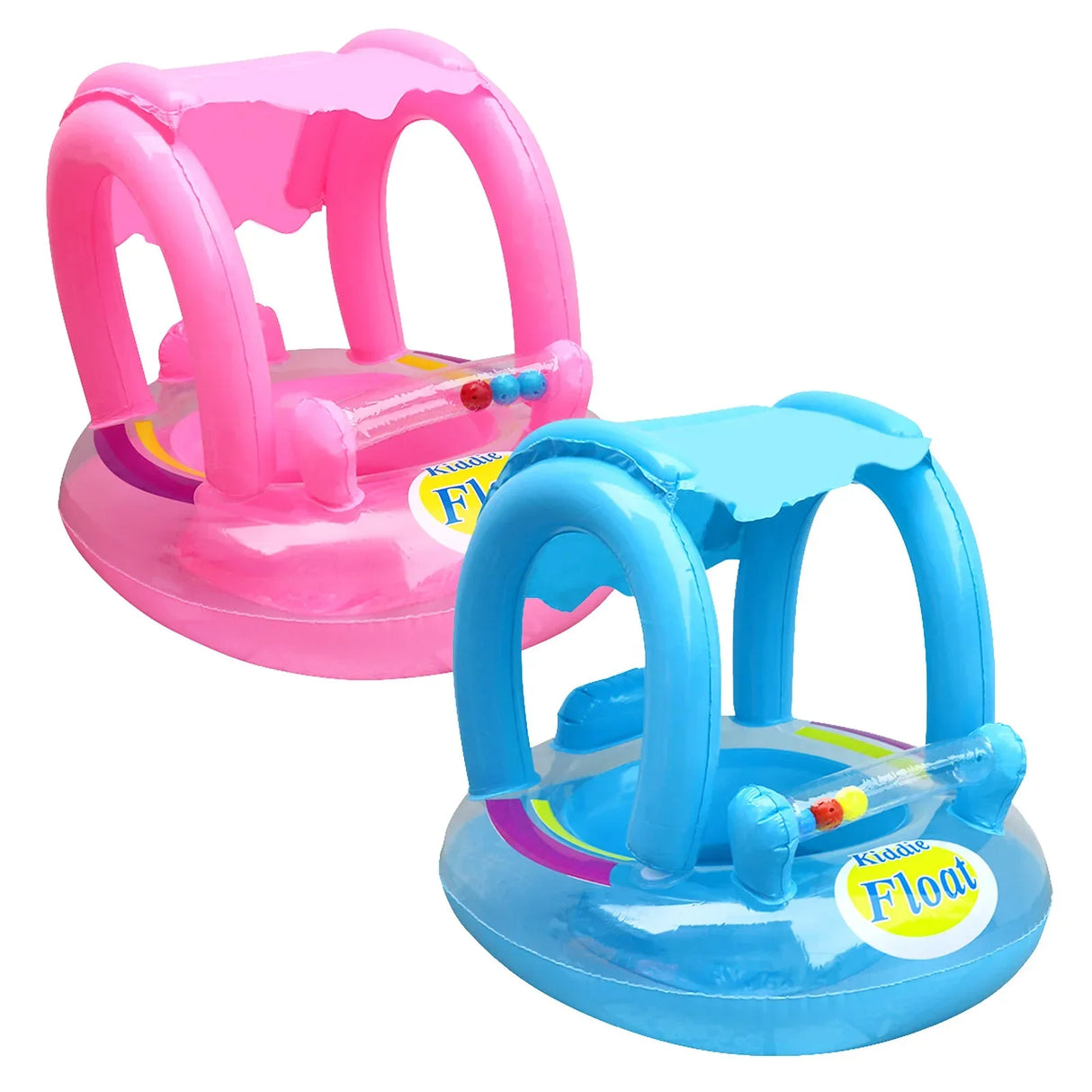 Baby Inflatable Swim Ring Float Circle Seat Awning