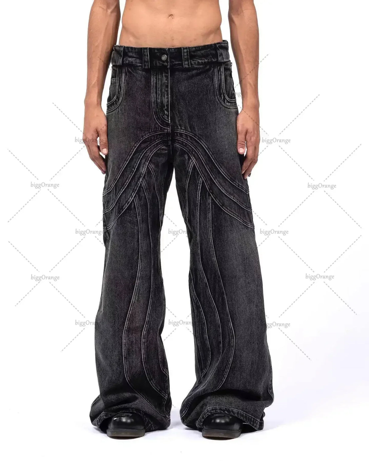 Y2K Punk Hip Hop Jeans Men Women 2023