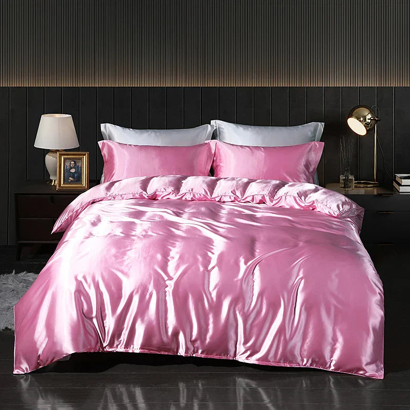 Luxury Gold Mulberry Silk Bedding Set Comforter Quilt