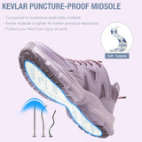 Women Safety Shoes New Steel Toe Work Safety