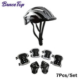 7Pcs Kids Skating Protective Gear Set Children Knee