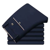 Stretch Suit Trousers for Men Office Pants Non-Ironing