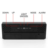 Snooze Function Digital Alarm Clock For Bedroom Bedside