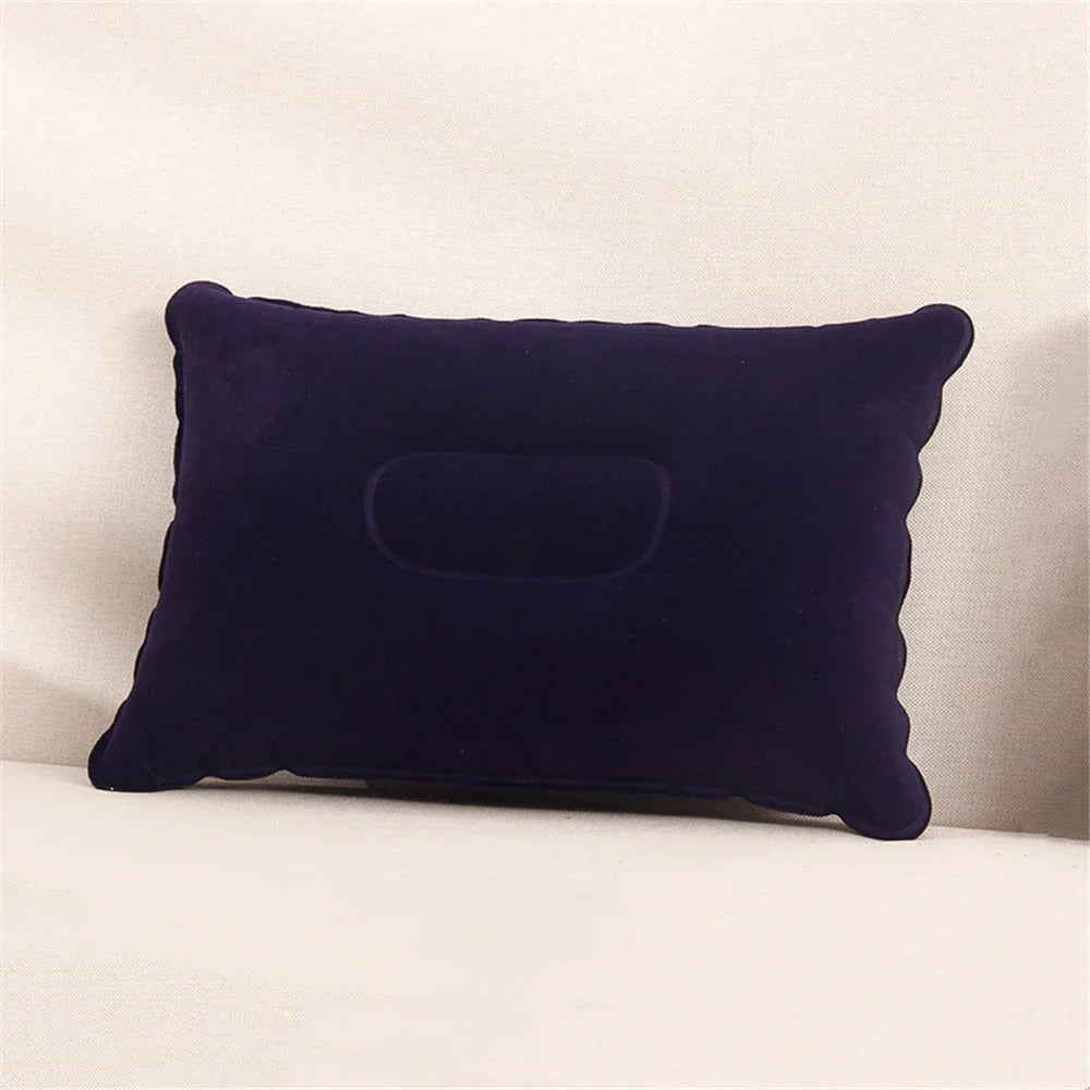U-Shaped Inflatable Travel Pillow Portable Air Neck Support