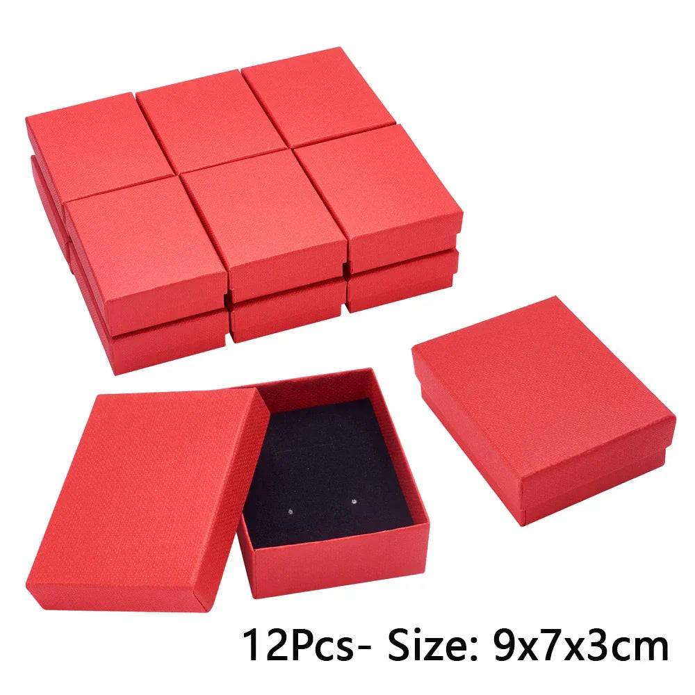 pandahall Cardboard Jewelry box Set Gift Boxes