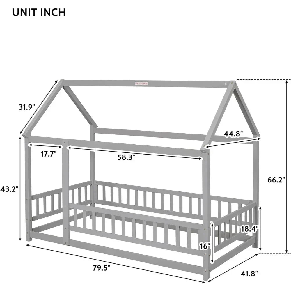 Twin Room - Floor Bed, Children with Fence