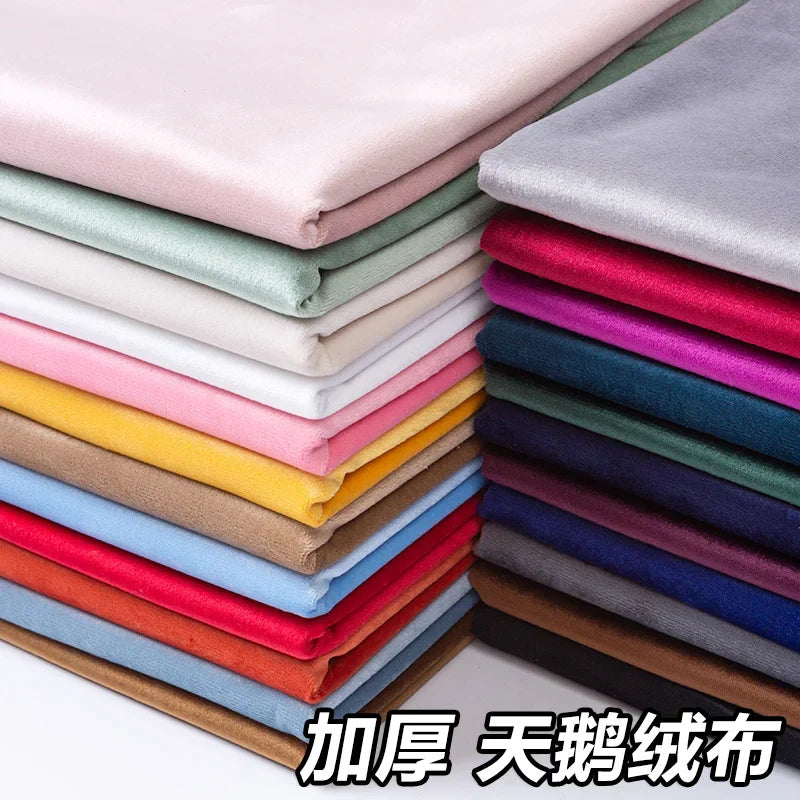 50x155cm Velvet Fabric Thicken Flannel Plush Sofa Fabric