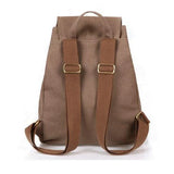Retro Men's Travel Backpack Canvas Solid Outdoor Camping