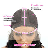 Body Wave 4x4 Transparent Lace Front Bob Wig