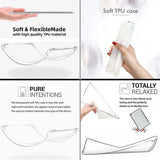 with Pen Slot Tablet Case TPU Transparent E-book