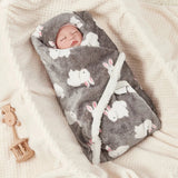 Winter Baby Blanket Fleece Warm Quilt Newborn Bedding