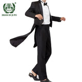 New Men's Tuxedo Suits Set Classic Formal Tailcoat
