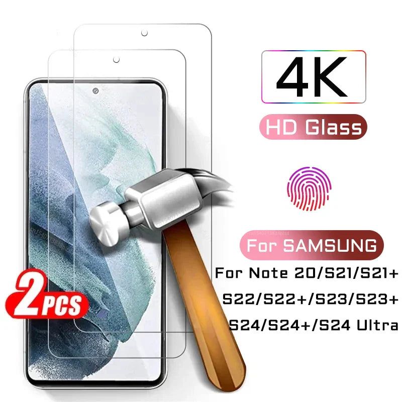 Privacy or HD Tempered Glass For Samsung Galaxy