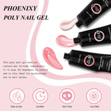 Poly Nail Gel Kit with 6W Nail Dryer