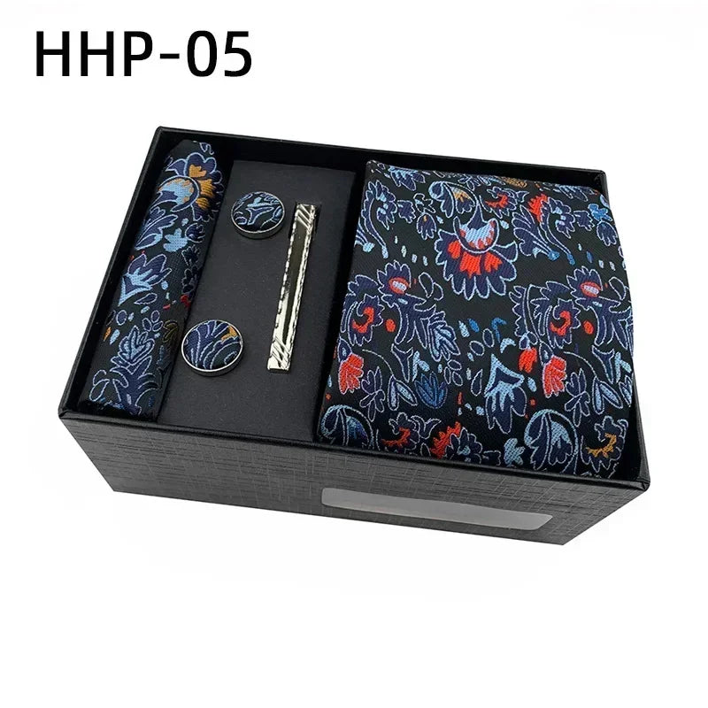 Luxury Tie Set Gift Box for Men Jacquard