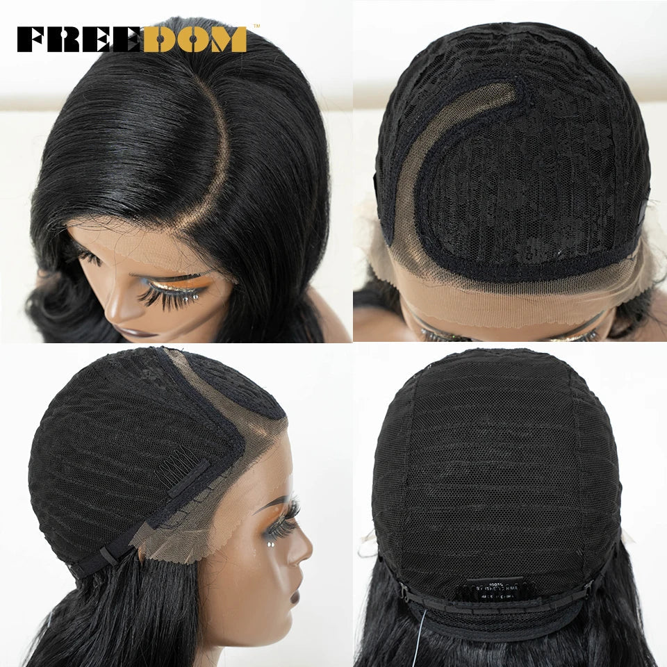 FREEDOM Synthetic Lace Front Wigs for Women C
