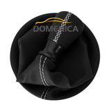 Car Gear Shift Knob Lever Shifter Stick Gaiter Boot Cover PU Leather for Citroen Berlingo III MK3 for Peugeot Partner 2008-on