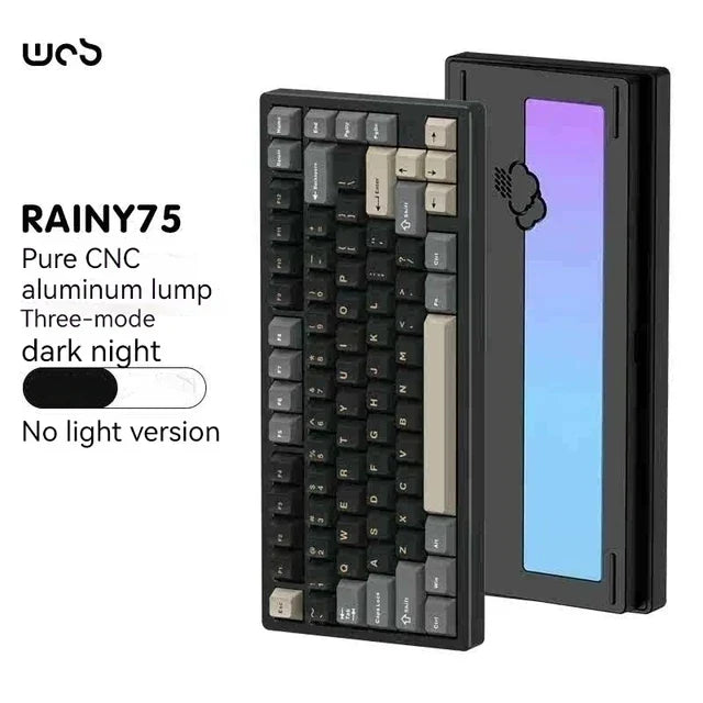 Wob Rainy75 Mechanical Keyboard CNC Aluminum Alloy RGB