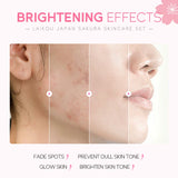Sakura Skincare Set Oil Control Facial Cleanser Nourishing
