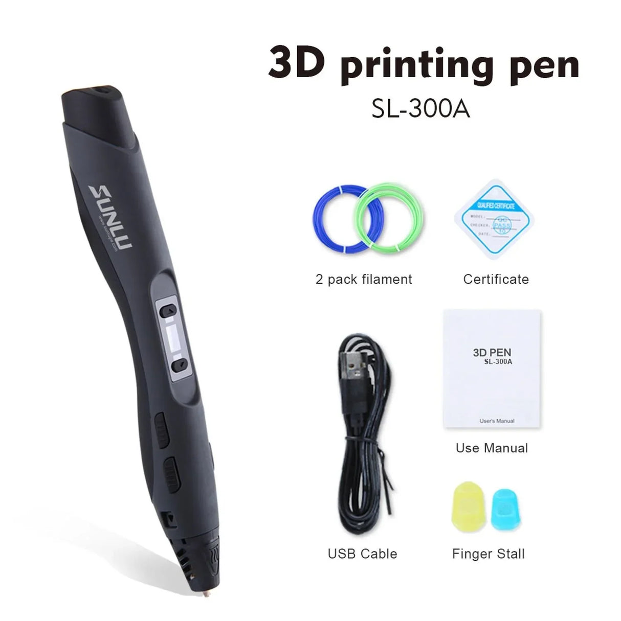 Creative 3D Drawing Pen by SUNLU - SL-300A