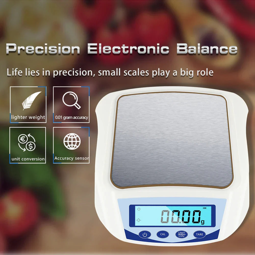 Portable 1000g/0.01g Digital Electronic Balance Scale High Precision