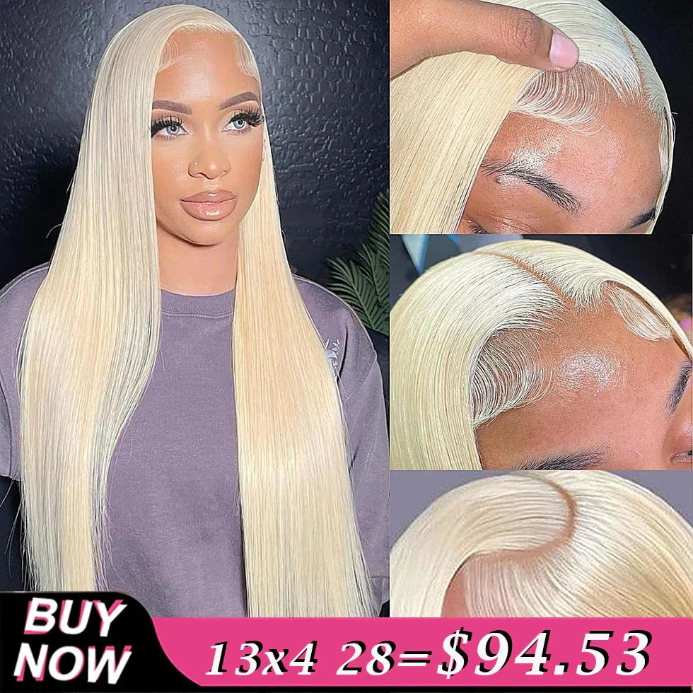 Bone Straight 13x4HD Lace Frontal Human Hair Wig