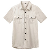 2023 Summer New Fashion Men Short Sleeve Solid