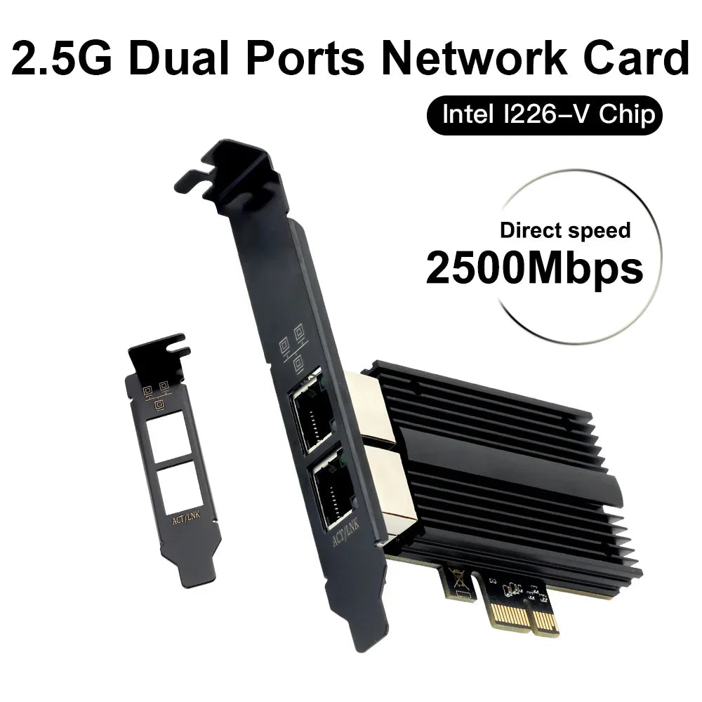 2500Mbps Pcie To RJ45 Intel I226 Network Card