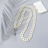 Fashion 120cm Telephone Strap Long Style Acrylic Slant
