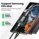 NEW in UGREEN 63W Car Charger PD QC