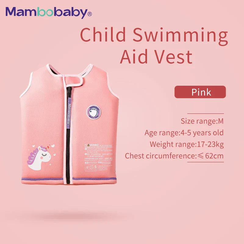 Mambobaby Swimming Buoyancy Vest Jacket Air Free Baby