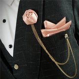 Men's Bow Tie Corsage Pocket Towel Sets British