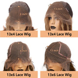 30 36 Inch Body Wave 13x4 Ombre Highlight