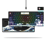 Wired Mechanical Gaming Keyboard with OLED Display Full