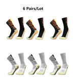 6 Pairs Football Socks Men Women Sports Socks