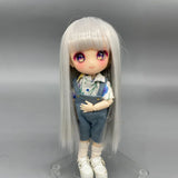 Ob11 Doll Wigs Soft Cute Braid Hair Bangs