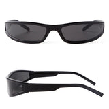 Fashion Mirror Sport Sunglasses Women Men Y2K Rectangle