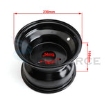 Black 8 inch Front or Rear wheel Hub