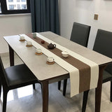 Chinese Style Cotton and Linen Table Flag Tea