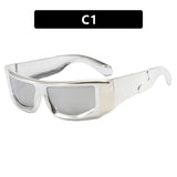 Fashion Women's Y2K Rectangle Sunglasses Men and Women