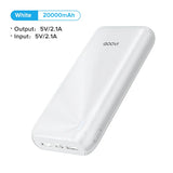 QOOVI 10000mAh Power Bank Ultra-thin Portable Charger For
