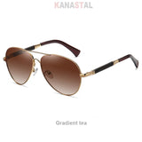 Men's Polarized Sunglasses UV400 TR Metal Colorful Square