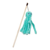 Octopus Plush Cat Stick Funny Pet Cat Toys