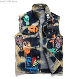 Men's Jackets New Mens Punk Motorcycle Casual Denim