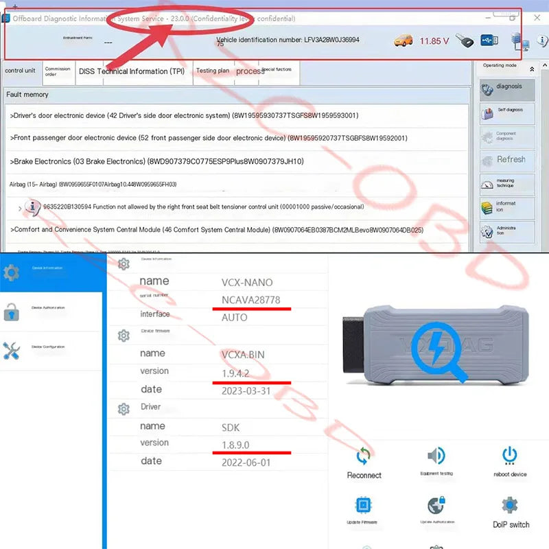 New design 5054A V1.9.4.2 WIFI USB Version Supports