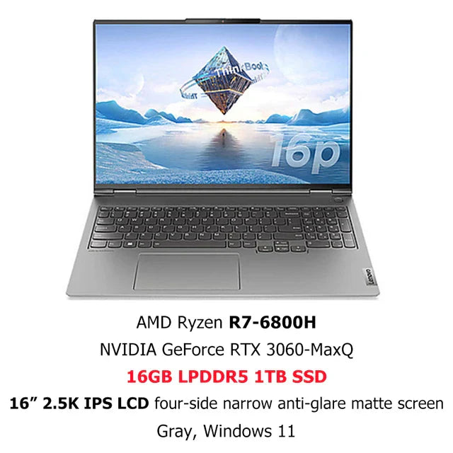 Lenovo ThinkBook 16p Laptop AMD Ryzen 7 6800H