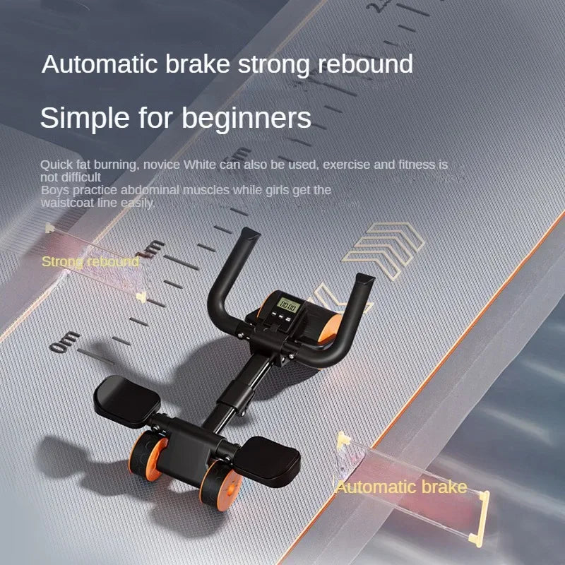 4 Elbows AB Roller Abdominal Wheel Silent Multifunctional